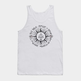 Religious christian jesuit symbol illustration Tank Top